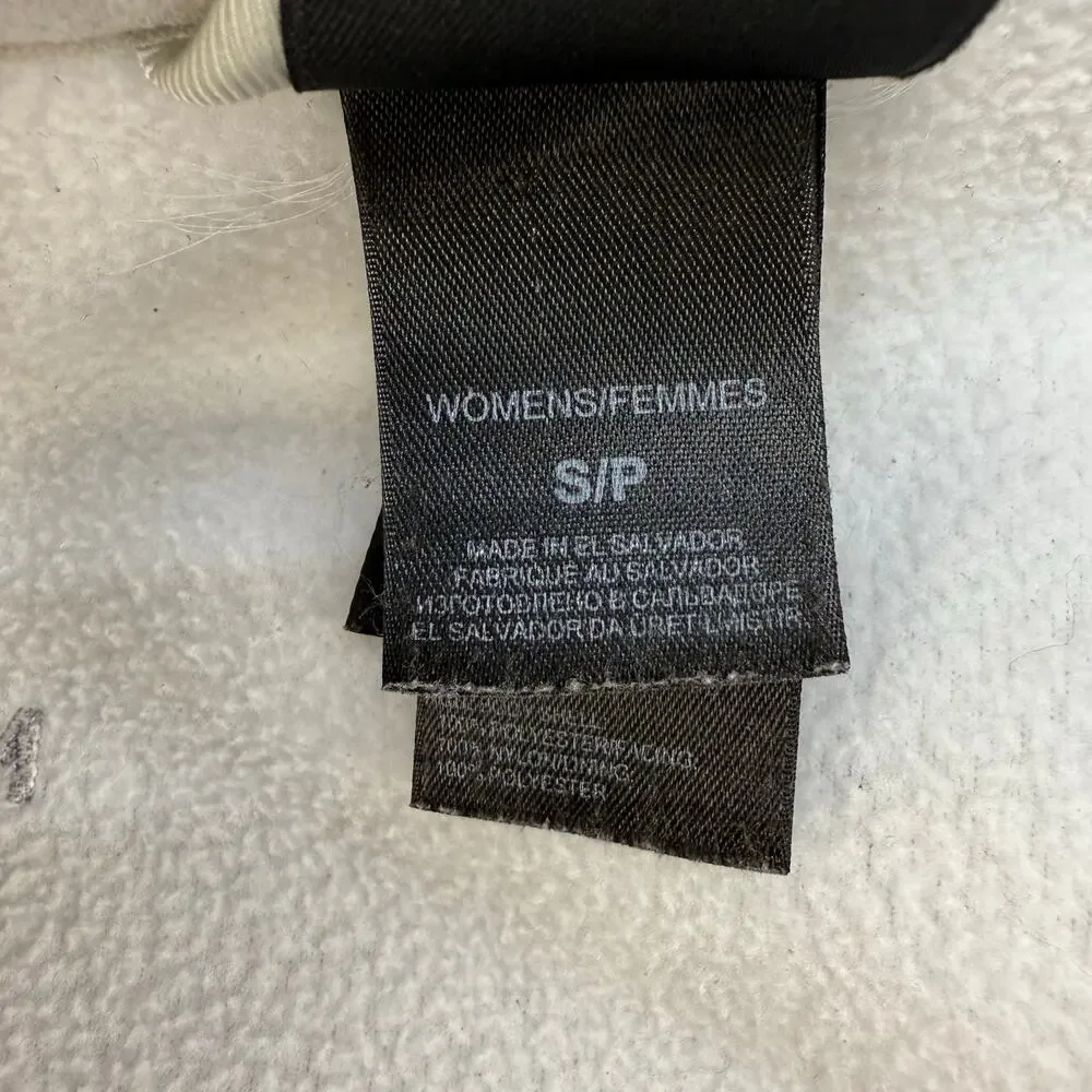 The North Face Fleece Jacket Women's Size S/P White Grey Casual Outerwear Preppy - Picture 8 of 14
